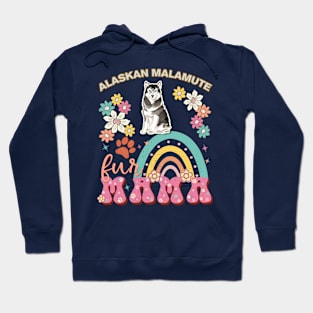 Alaskan Malamute Fur Mama, Alaskan Malamute For Dog Mom, Dog Mother, Dog Mama And Dog Owners Hoodie